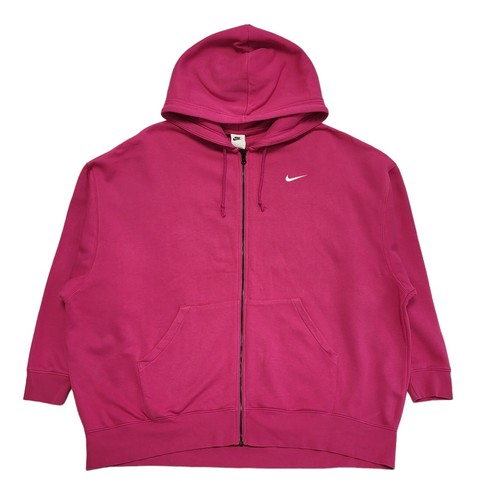 Nike pink sports hoodie full - nike,