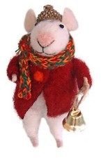 Christmas felt mouse - felt,