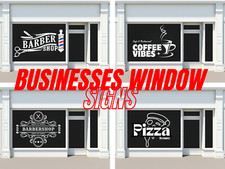 Custom Window Signs Stickers