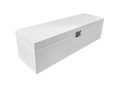 Wooden long wine - long, case