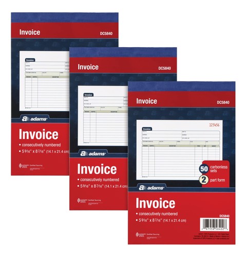 Adams invoice book - invoice, 3