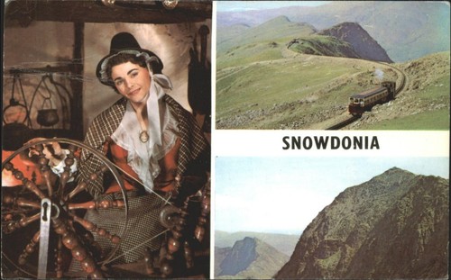 Vintage snowdonia postcard - vintage,