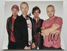 COLDPLAY Signed Photo 8 X 10 