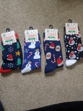 Size 7-11 Christmas Socks