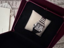 Cartier Santos Silver Men's