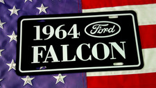 Black 1964 Ford FALCON license