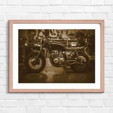 Custom Vintage Motorcycle in