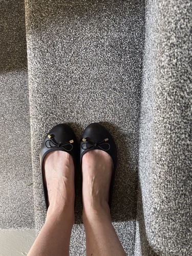 Ladies black ballet pumps - ladies,