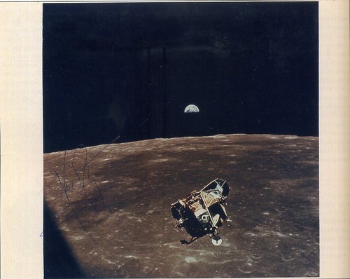Neil armstrong signed photo - neil,