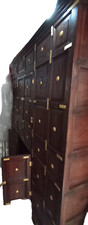 antique wardrobe- 1930's Cedar wood with drawers-INDIAN Sudook 7ft tall 