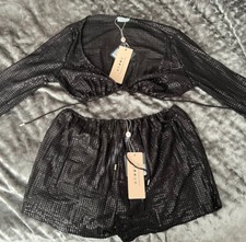 Oh Polly Sparks Fly Sheer Mesh