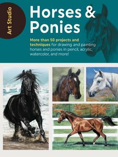 Art studio horses ponies - horses, &