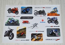 Suzuki UK Genuine sticker sheet B-King Hayabusa GSXR RMZ450 