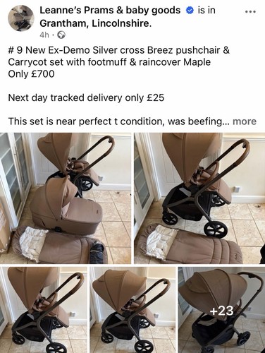 New silver cross breez travel - cross,