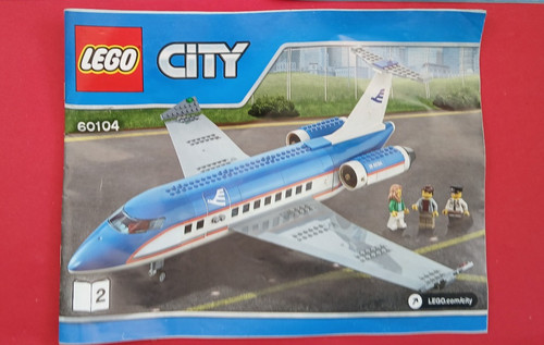 Lego city passenger plane - city,