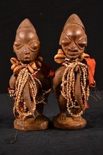 22103 African Vintage Ibeji Twin Figurine / Figure Nigeria