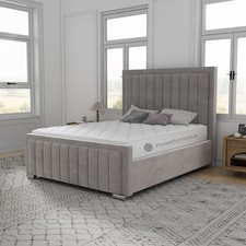 OTTOMAN STORAGE GREY PANEL