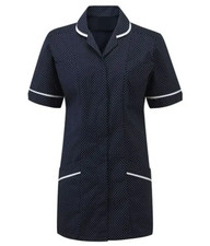 Healthcare Navy Polka Dot