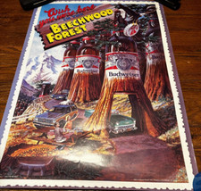Vintage Budweiser beer poster
