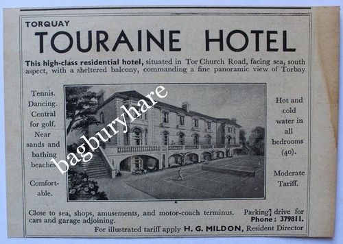 Adverts touraine hotel - adverts:, &