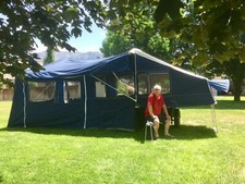 Tent trailer for camping 