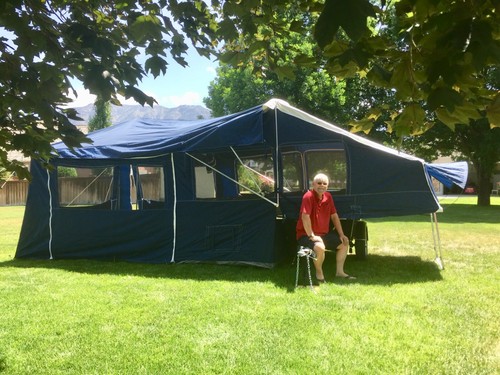 Tent trailer for camping 