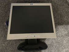 HP L1502 Flat Panel 15" XGA LCD VGA Monitor Small Space Saving Square Screen