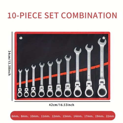 10pcs ratchet spanner set - 10pcs,