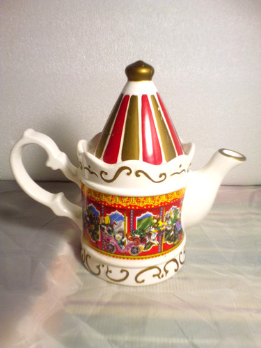 Ceramic carousel teapot - ceramic,