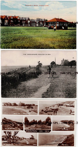 Frinton sea postcard essex - frinton-on-sea,