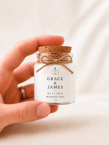 Wedding favour candles - wedding,