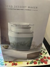 Cuisinart Style Collection Iced Dessert Maker 1.4 ICE CREAM MAKER ICE31U BNIB