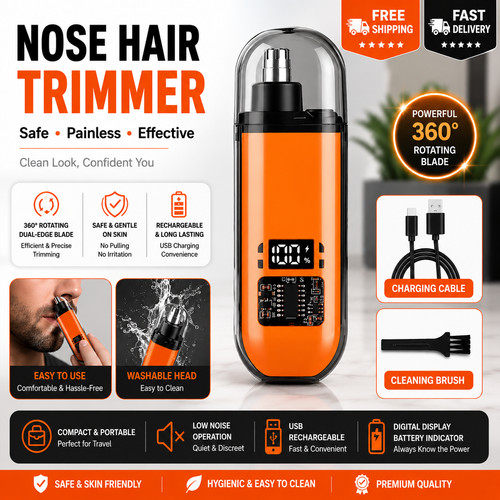 Electric nose hair trimmer usb - nose,