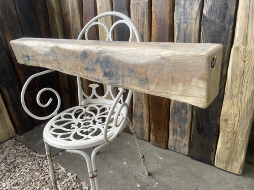 Reclaimed solid wood fireplace - wood,
