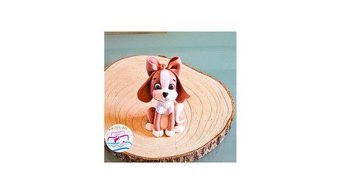 Sugar paste handmade figurine