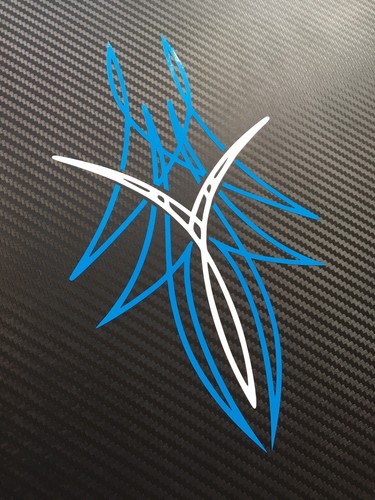 Pinstripe design stickers - pinstripe,