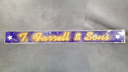 Vintage fairground ride sign - fairground, t