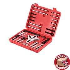 Harmonic Balancer Puller GEARZAAR Flywheel Crankshaft UK Heavy Duty Kit 46pc