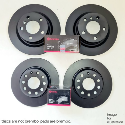 Front rear brake discs - rear,
