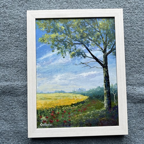 Framed original oil painting - framed,