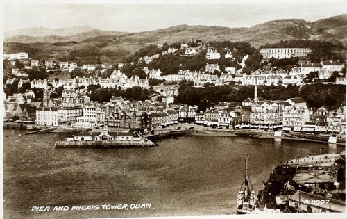 Oban pier mccaig tower b - oban, tower,