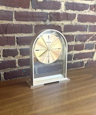 Vintage Teltron Mid Century Modern 1970s Quartz Clock Rare