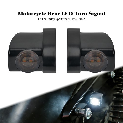 Black rear mini led running - black,