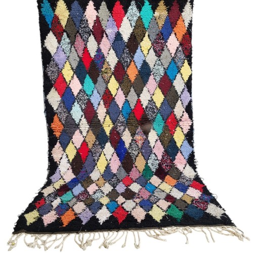 Handmade vintage moroccan rug - handmade,