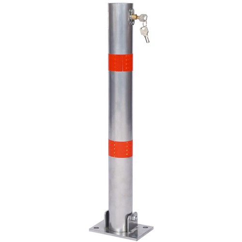 Parking bollard pole lock - bollard,