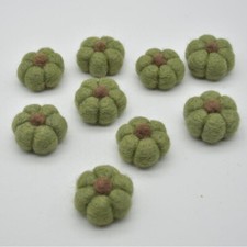 100% Wool Felt Pumpkins - 5