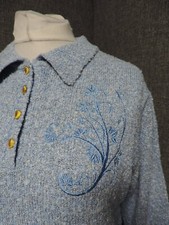 Damart Embroidered Knitted