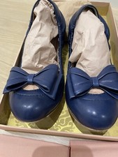 Miu Miu Ballet Flats Blue Size 4 UK 37 EU Excellent Condition