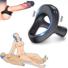 Men Penis Cock Ring Vibrator