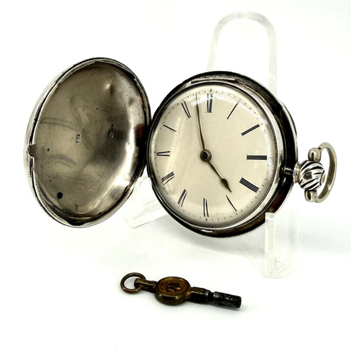 Antique silver cased full - silver,